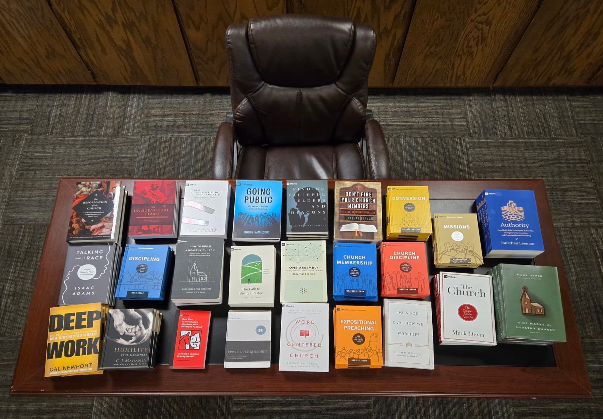 Pastoral interns in discussion at First Baptist Church of Artesia