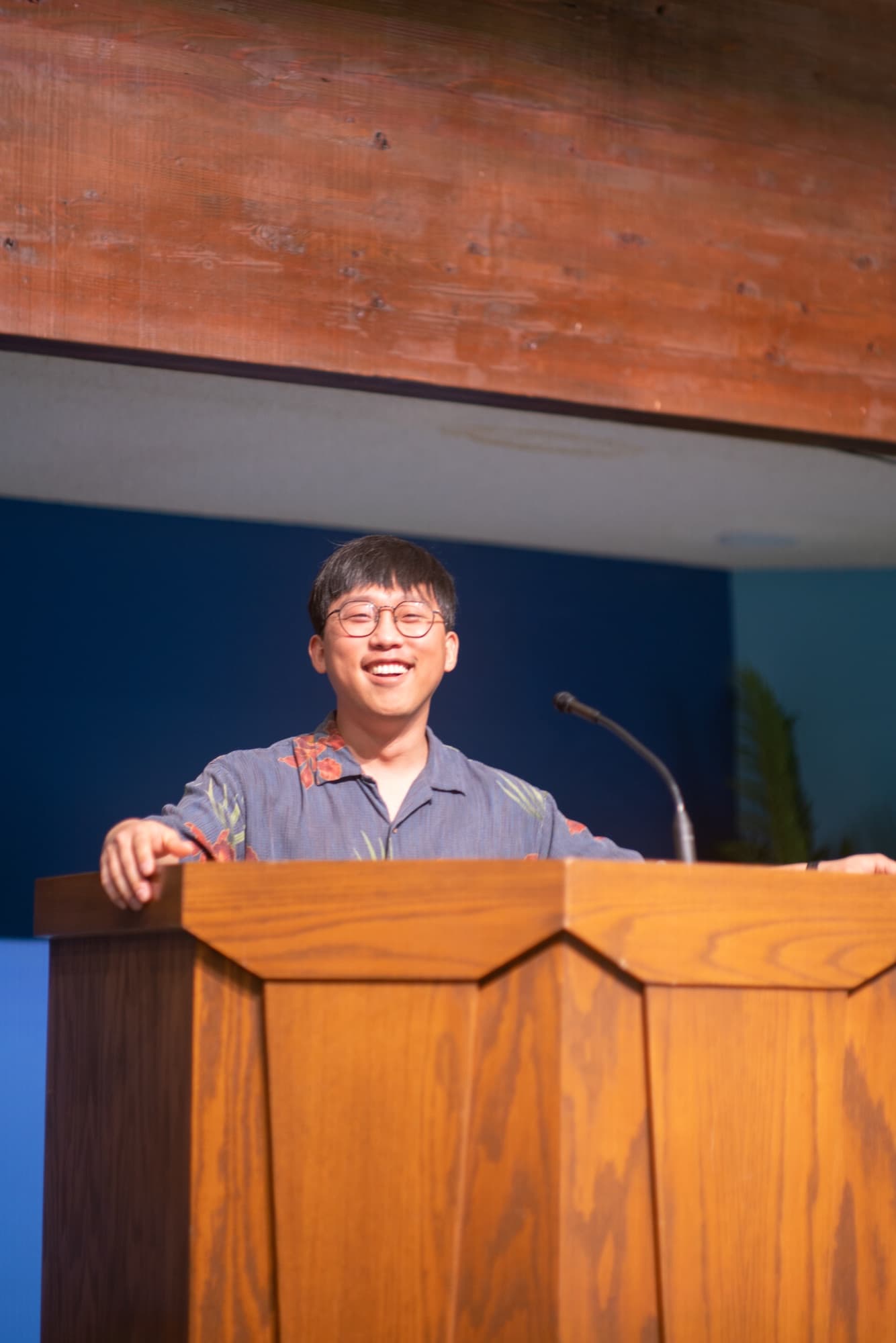 A preacher in the pulpit