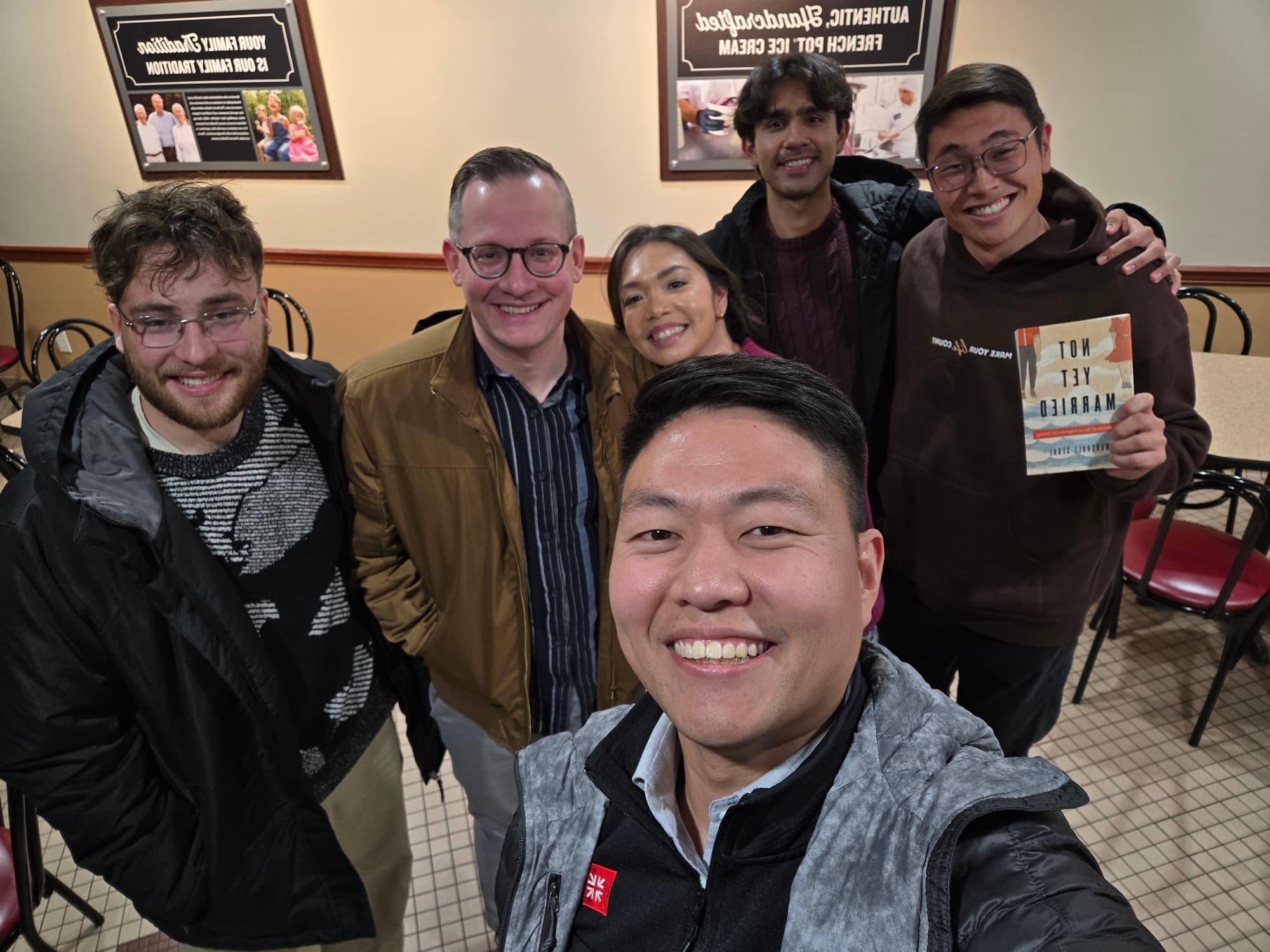 Pastoral interns together at a conference