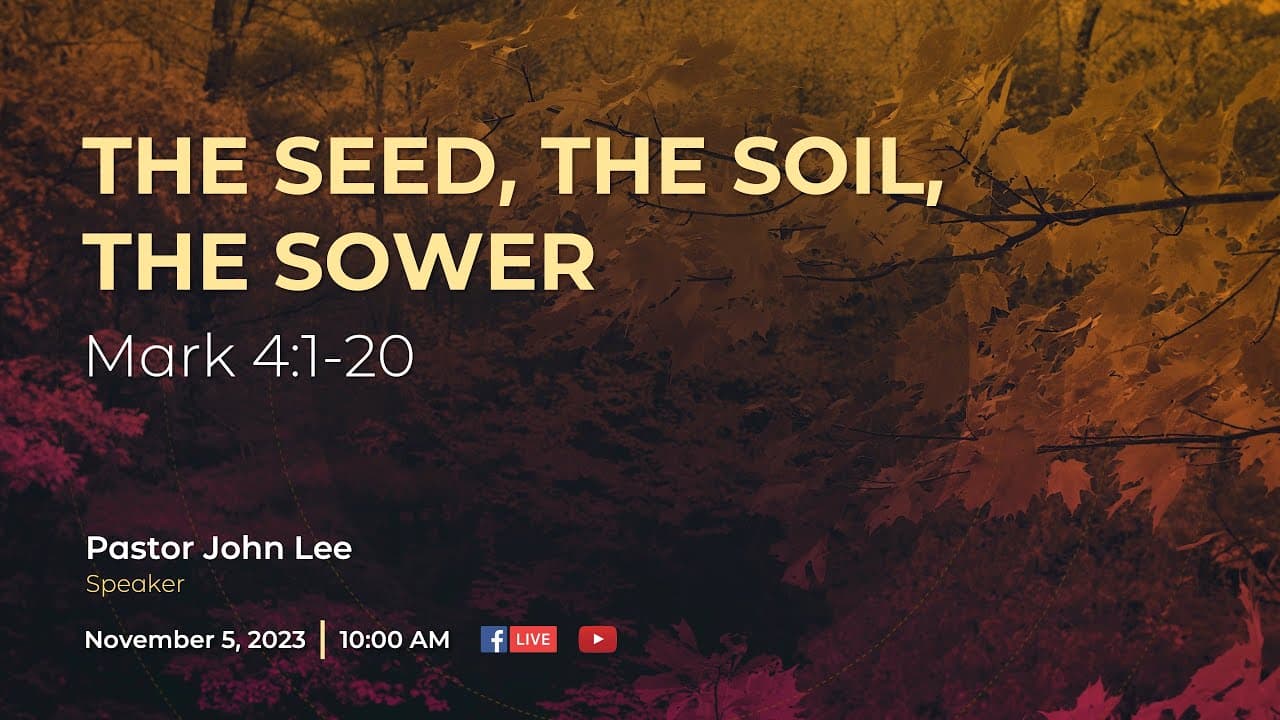 Mark 4:1-20 | The Seed, the Soil, and the Sower
